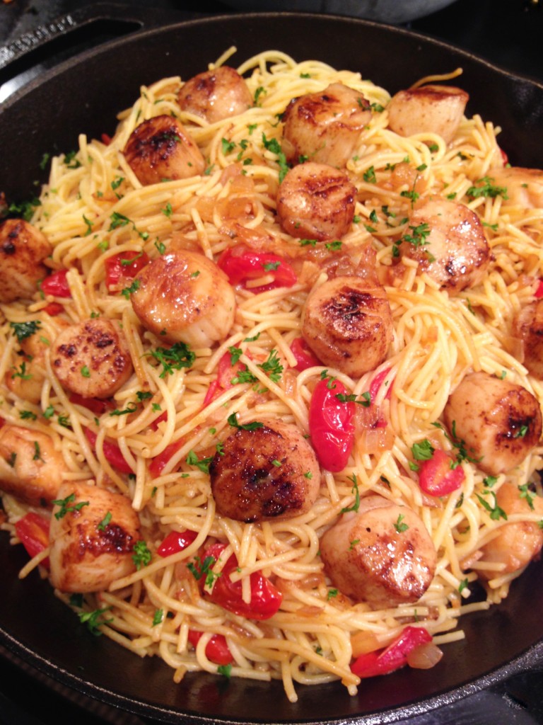 Gluten Free Spaghetti with Seared Scallops The Gluten Free