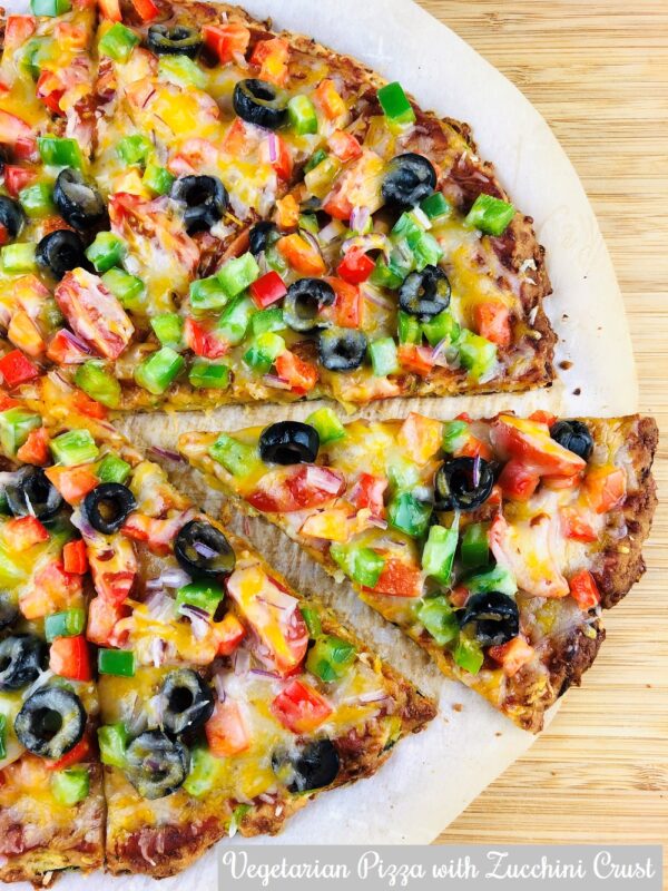 Vegetarian Pizza With Zucchini Crust | The Gluten Free